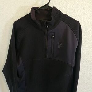 Spyder Black Fleece Pullover